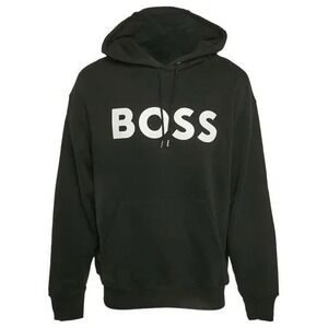 Boss By Hugo Boss Sullivan Logo Print Cotton Knit Hoodie Size S